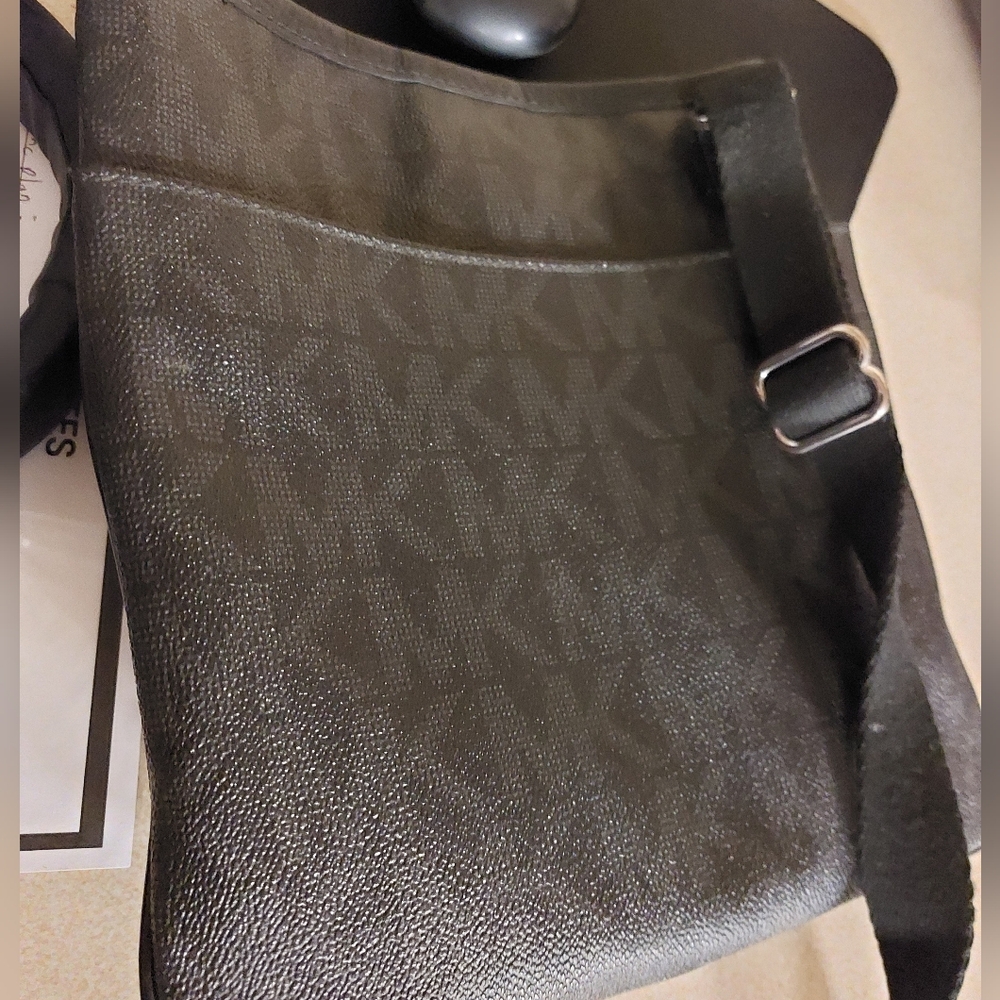 MICHAEL Michael Kors Black and Gray Quilted Crossbody Bag